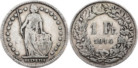 Switzerland, 1 Franc 1914