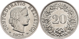 Switzerland, 20 Rappen 1924, Bern
