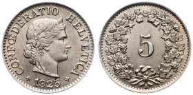 Switzerland, 5 Rappen 1925, Bern