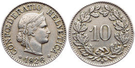 Switzerland, 10 Rappen 1926, Bern