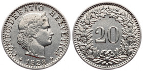 Switzerland, 20 Rappen 1926, Bern