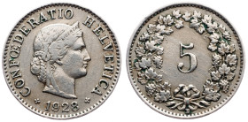 Switzerland, 5 Rappen 1928, Bern