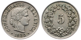 Switzerland, 5 Rappen 1930, Bern
