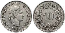Switzerland, 10 Rappen 1931, Bern