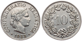 Switzerland, 10 Rappen 1933, Bern