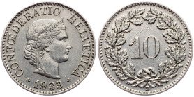 Switzerland, 10 Rappen 1933, Bern