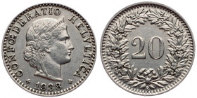 Switzerland, 20 Rappen 1938, Bern