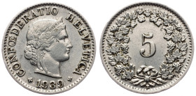 Switzerland, 5 Rappen 1939, Bern