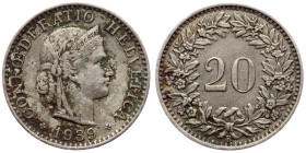 Switzerland, 20 Rappen 1939, Bern