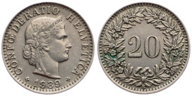 Switzerland, 20 Rappen 1939, Bern