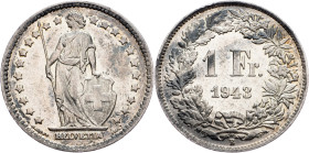 Switzerland, 1 Franc 1943