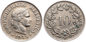 Switzerland, 10 Rappen 1943, Bern