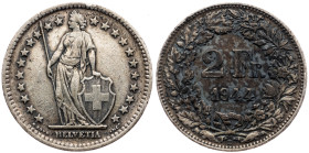 Switzerland, 2 Francs 1944, Bern