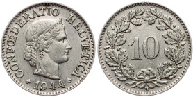 Switzerland, 10 Rappen 1944, Bern