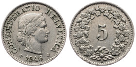 Switzerland, 5 Rappen 1946, Bern