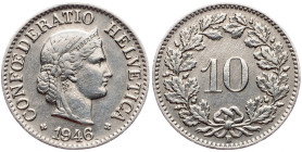 Switzerland, 10 Rappen 1946, Bern