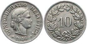 Switzerland, 10 Rappen 1946, Bern