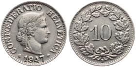 Switzerland, 10 Rappen 1947, Bern