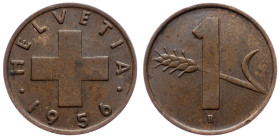 Switzerland, 1 Rappen 1956, Bern