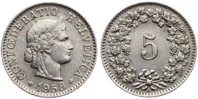Switzerland, 5 Rappen 1958, Bern