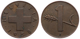 Switzerland, 1 Rappen 1958, Bern