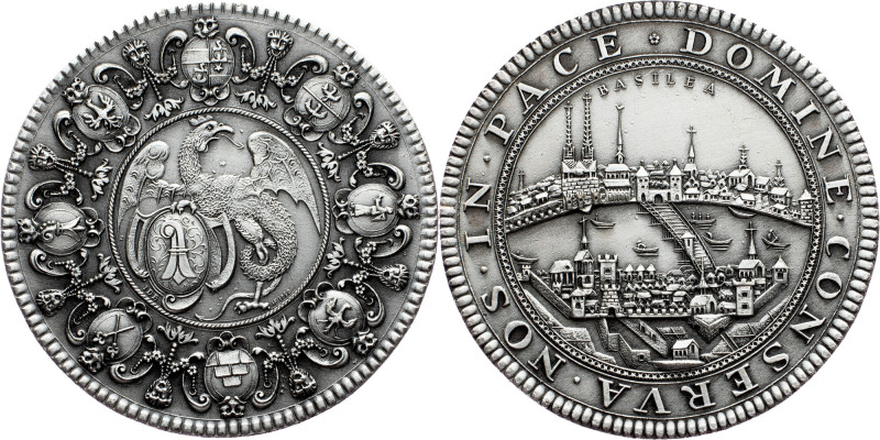 Switzerland, 2 Thaler 1958, Basel Switzerland, 2 Thaler 1958, Basel, 38,578 g, A...