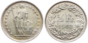 Switzerland, 1/2 Franc 1962, Bern