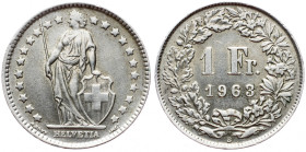 Switzerland, 1 Franc 1963, Bern