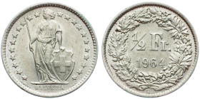 Switzerland, 1/2 Franc 1964, Bern