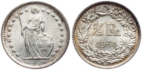 Switzerland, 1/2 Franc 1964, Bern