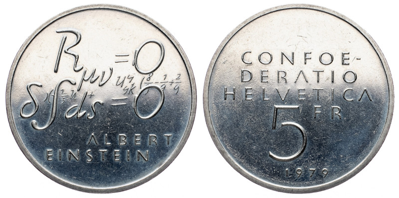 Switzerland, 5 Francs 1979, Bern Switzerland, 5 Francs 1979, Bern, KM# 57; UNC
...