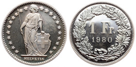 Switzerland, 1 Franc 1980, Bern