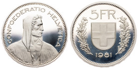Switzerland, 5 Francs 1981, Bern