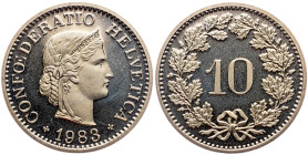 Switzerland, 10 Rappen 1983, Bern