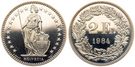 Switzerland, 2 Francs 1984, Bern