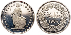 Switzerland, 1/2 Franc 1984, Bern