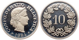 Switzerland, 10 Rappen 1984, Bern