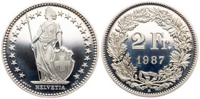 Switzerland, 2 Francs 1987, Bern