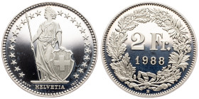 Switzerland, 2 Francs 1988, Bern
