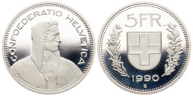 Switzerland, 5 Francs 1990, Bern
