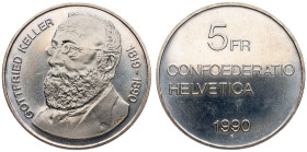 Switzerland, 5 Francs 1990, Bern