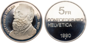 Switzerland, 5 Francs 1990, Bern