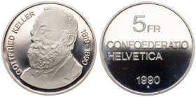 Switzerland, 5 Francs 1990, Bern