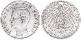 Otto 1886-1913
Bayern. 2 Mark, 1907 D 11,08g
J.45
ss