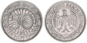 50 Reichspfennig, 1935 A
3,43g. AKS 40
vz