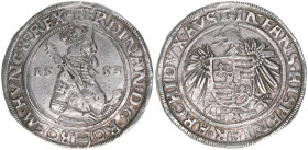 Ferdinand I. 1522-1558-1564
Taler, 1553. Joachimstal
28,92g
kl. Rf.
ss/vz
