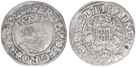 Ferdinand I. 1522-1558-1564
Groschen, 1557. Linz
2,49g
ss