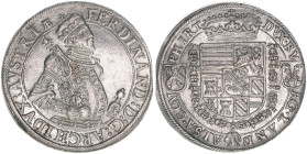Erzherzog Ferdinand 1564-1595
Taler, ohne Jahr. Ensisheim
27,93g
Klemesch 147
Zainende
vz