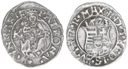 Maximilian II. 1564-1576
Denar, 1573 KB. 0,54g
ss/vz