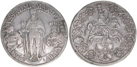 Erzherzog Maximilian 1602-1618
Taler, 1613. als Großmeister des Deutschen Ordens
Hall
28,09g
Dav.5853
Rf.
ss-